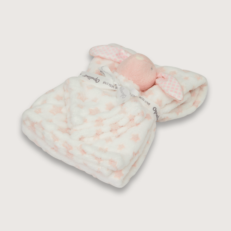 Manta bebé conejo rosado – SimplyB