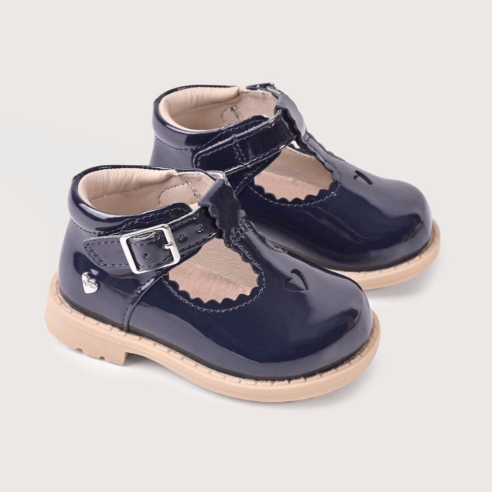 Azul Marino Botines De Charol Para Niñas Botas Niña Botas Charol