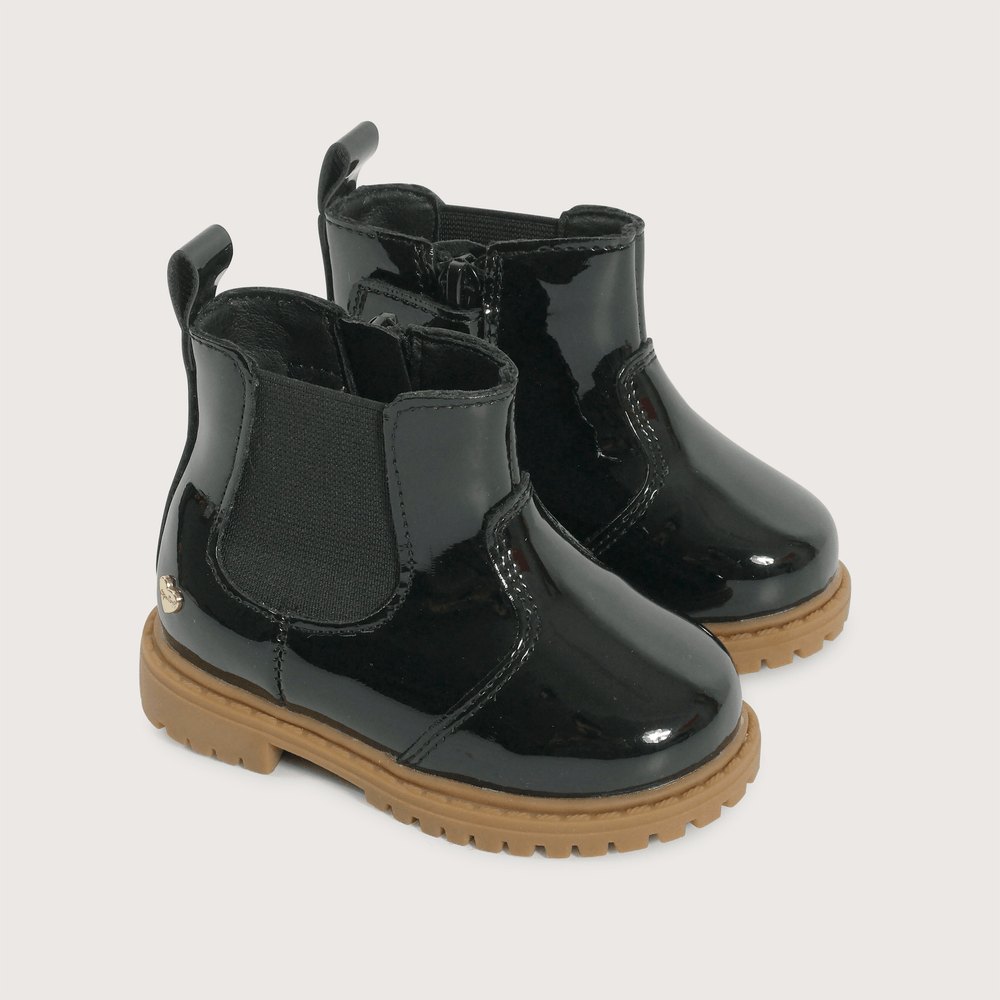 Azul Marino Botas Pascualas Niña Boots Niñas Con Botas De Charol